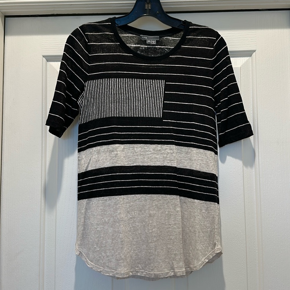 Vince 100% Linen Tee
